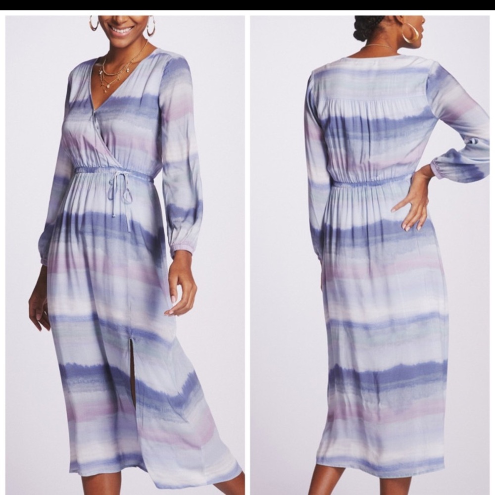 Cloth & Stone Anthropologie long sleeve dress size small